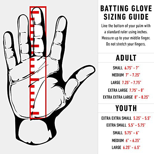 Franklin Sports 2nd-Skinz Batting Gloves