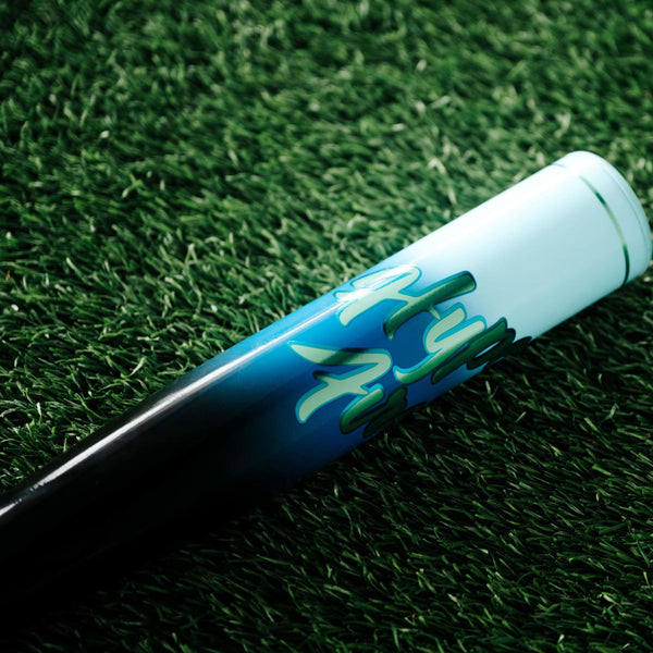 2027 Easton Hype Fire BBCOR Bat on Ground