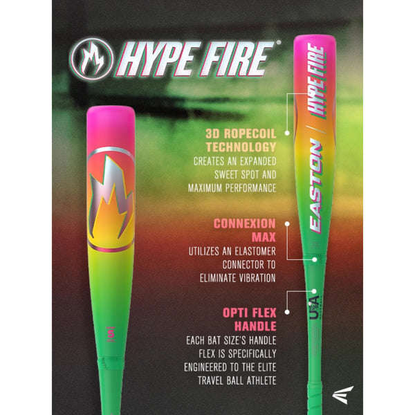 2026 Easton Hype FIRE USA Baseball Bat