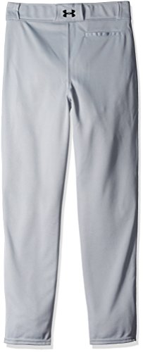 Under Armour Boys' Clean Up Baseball Pants, Baseball Gray, Youth X-Small