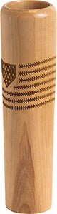 Baseball Bat Drinking Mug with American Flag Laser Engraving - 12 oz.