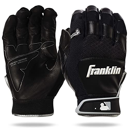 Franklin Sports MLB Shok-Sorb X Baseball Batting Gloves