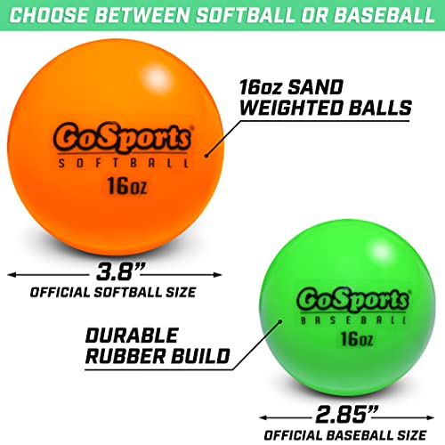 Weighted Basbealls GoSports Weighted Baseballs For Training – greatbats