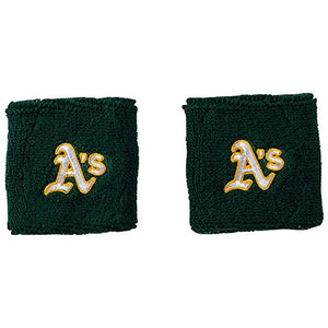 Franklin Sports MLB Oakland Athletics Team Wristbands