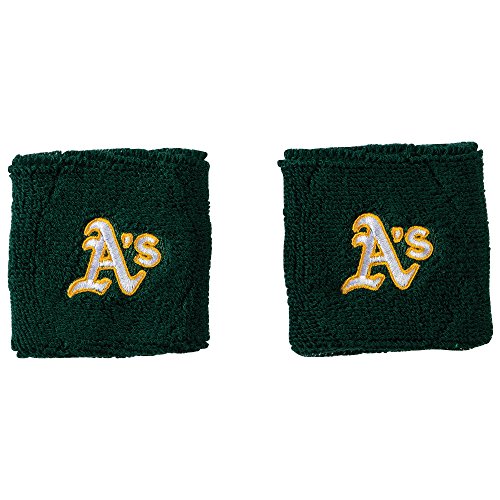 Franklin Sports MLB Oakland Athletics Team Wristbands