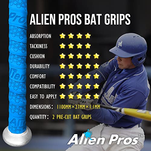 ALIEN PROS Bat Grip Tape for Baseball