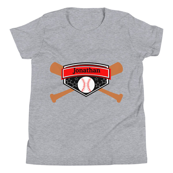 Customizable Youth Baseball Short Sleeve T-Shirt